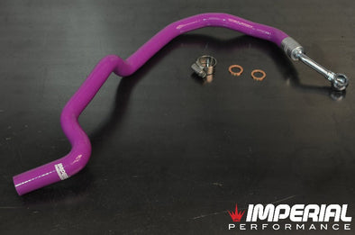 Z20LET turbo coolant feed hose - PURPLE