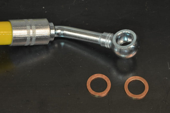 Z20LET turbo coolant feed hose - GREY