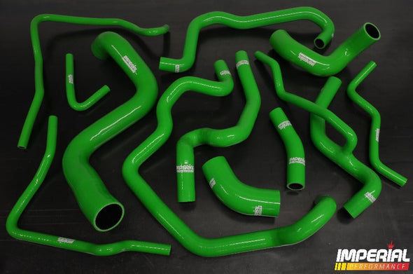 Z20LET coolant hoses - 12 hose kit - GREEN