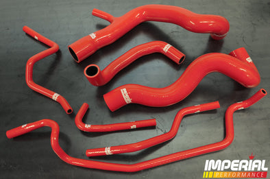 Z20LEH coolant hoses - VISUAL KIT - RED