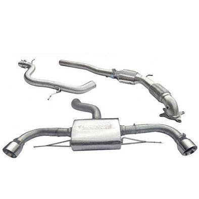 Audi TT (Mk2) 1.8/2.0 TFSI (2WD) 2011-14 Dual Exit Turbo Back Performance Exhaust