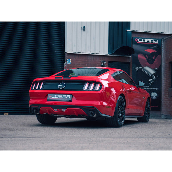 Ford Mustang 5.0 V8 GT (2015-18) 2.5" Venom Box Delete Axle Back Performance Exhaust