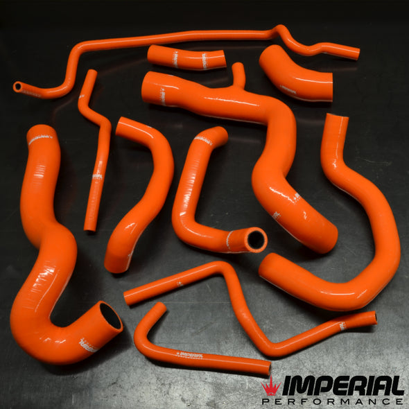 Z20LEH coolant hoses *FULL KIT* - ORANGE