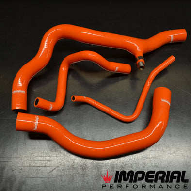 R53 Mini Cooper S - coolant hoses - ORANGE