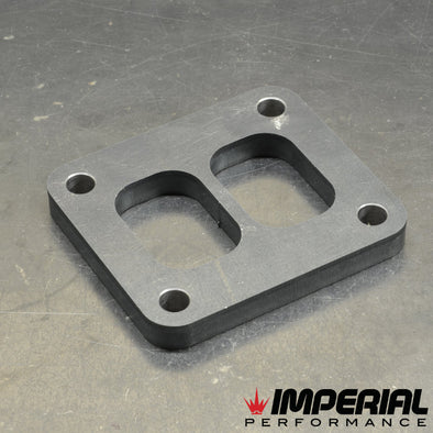 T4 Twin Scroll Turbo Flange - Mild Steel