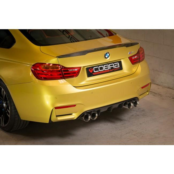 BMW M4 (F82) Coupe 3" Valved Secondary Cat Back Performance Exhaust