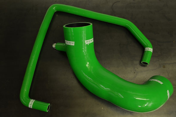 Z20LET Z20LEL Z20LER crossover delete hose - 70mm MAF - GREEN