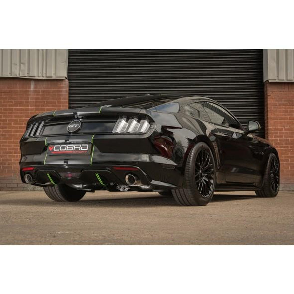 Ford Mustang 5.0 V8 GT (2015-18) 2.5" Venom Box Delete Axle Back Performance Exhaust