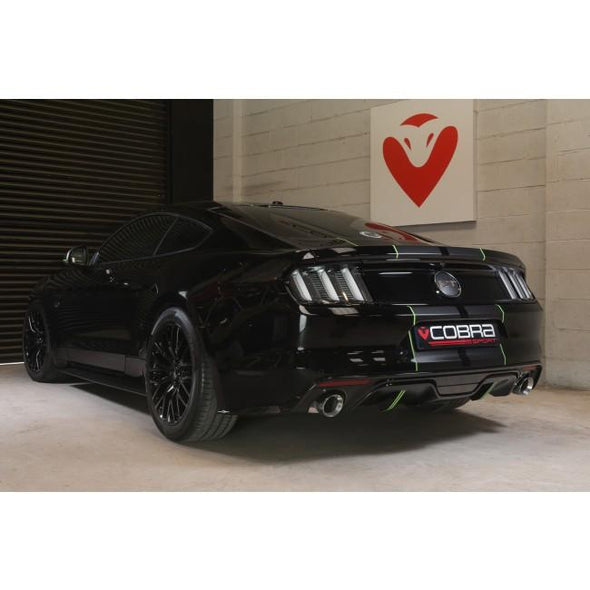 Ford Mustang 5.0 V8 GT (2015-18) 2.5" Venom Box Delete Axle Back Performance Exhaust