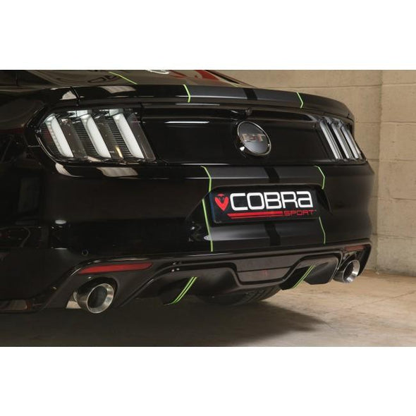 Ford Mustang 5.0 V8 GT (2015-18) 2.5" Venom Box Delete Axle Back Performance Exhaust